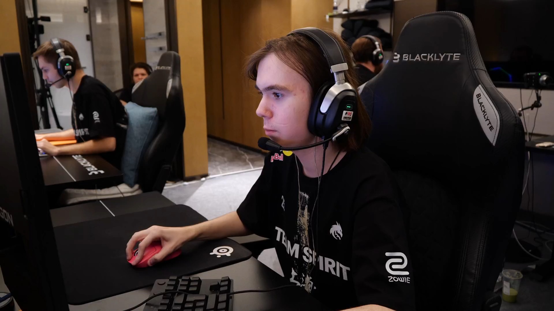 比赛中的一 比赛中的一